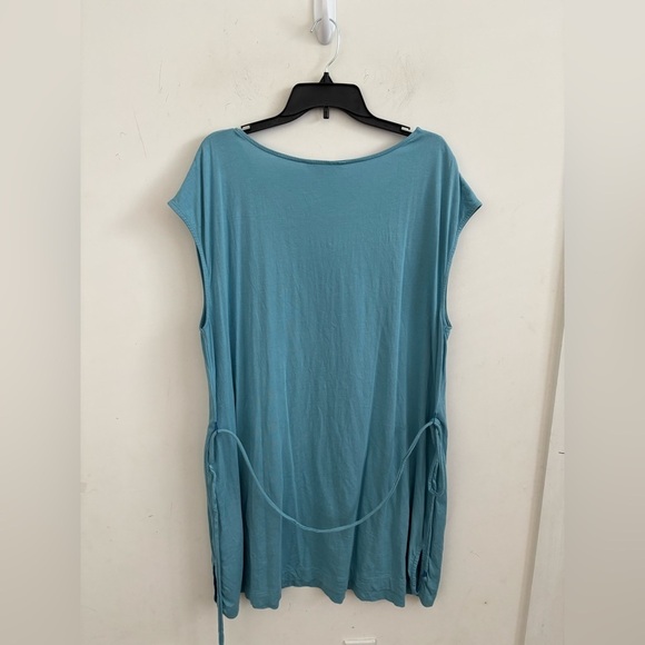 BODEN ADRIANA SOLID BLUE BELTED POCKET DRESS XL #WO163 - Picture 3 of 9